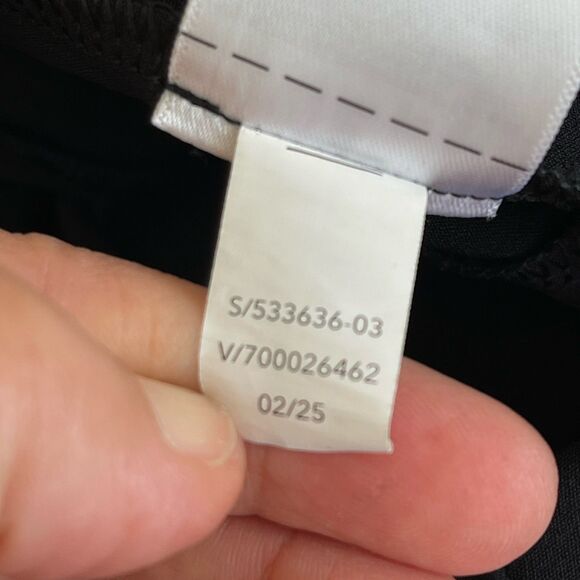 ATHLETA Endless High Rise Pants Black Pull-On Work Office Trousers Size 10 - Picture 15 of 15